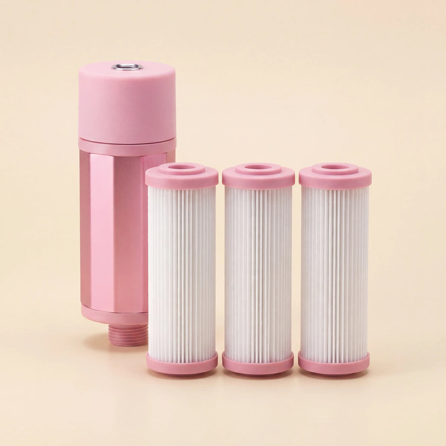 Pack de 3 recharges filtre Showrz avec le filtre rose