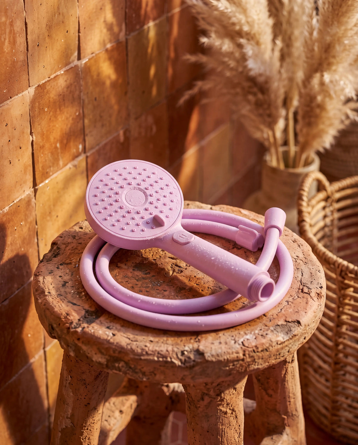 Douchette Showrz lilas, avec son flexible assorti